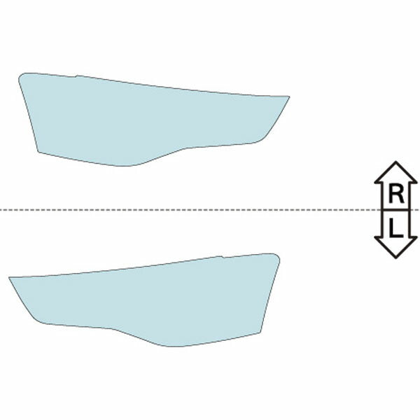 カット済みヘッドライトプロテクションフィルム  アウディ A5 カブリオレ (H24.1-H29.3) (8FCDNF型) (2.0 TFSI quattro) (PH3205T1205A0SA)