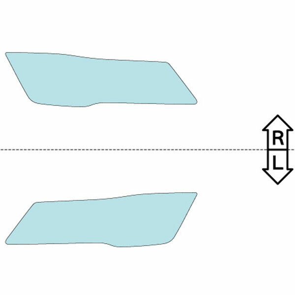 カット済みヘッドライトプロテクションフィルム  アウディ A7 スポーツバック (H23.5-H27.3) (4GCGWC型) (PH3207D1105A0SA)