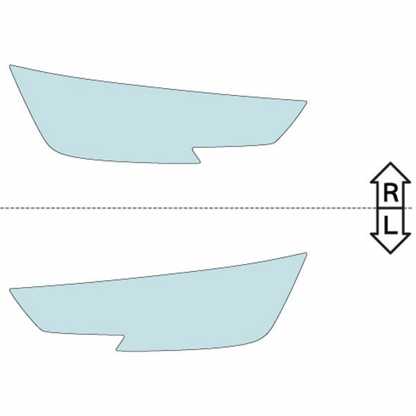 カット済みヘッドライトプロテクションフィルム  アウディ S4 セダン (H28.10-H30.12) (8WCWGF型) (Base) (PH3214B1605A0SA)