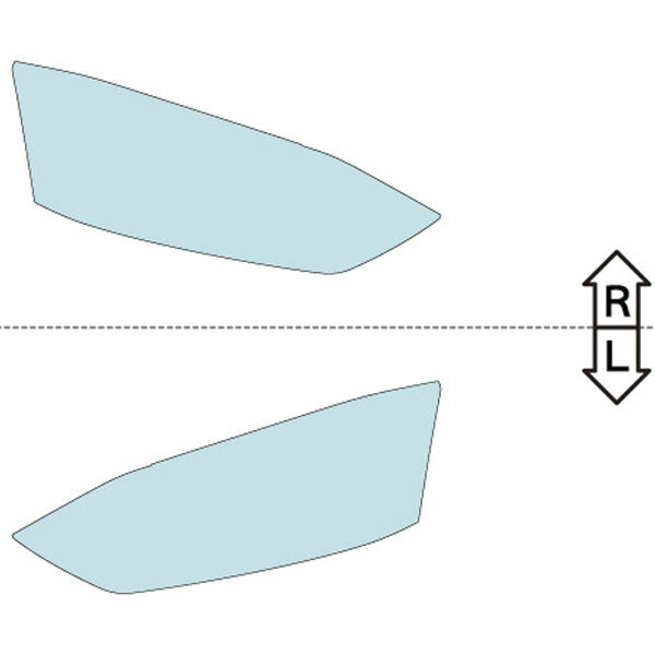 カット済みヘッドライトプロテクションフィルム  アウディ S5 クーペ (R3.1-) (F5(F5CWGF型)) (Base) (PH3215C2105A0SA)