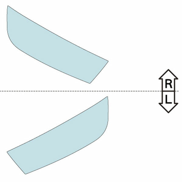 カット済みヘッドライトプロテクションフィルム  アウディ SQ5 (H29.10-R3.2) (FYCWGS型／FYCWGA型) (Base) (PH3219K1705A0SA)