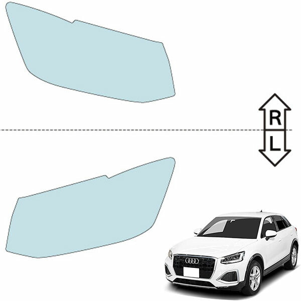 カット済みヘッドライトプロテクションフィルム  アウディ Q2 (R3.5-) (GADPC型) (35TFSI advanced／35TFSI S line) (PH3232K2105A0SA)