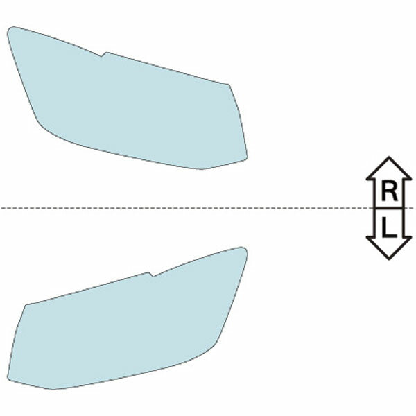 カット済みヘッドライトプロテクションフィルム  アウディ SQ2 (R1.12-R4.1) (GADNUF型) (Base) (PH3242K1905A0SA)