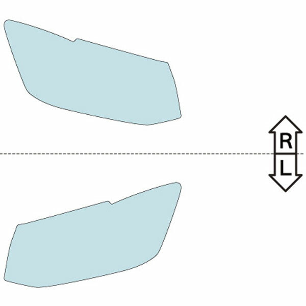 カット済みヘッドライトプロテクションフィルム  アウディ SQ2 (R4.2-) (GADNFF型) (Base) (PH3242K2205A0SA)