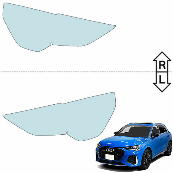 カット済みヘッドライトプロテクションフィルム  アウディ RS Q3 SUV (R2.12-) (F3DNWF型) (Base) (PH3253K2005A0SA)