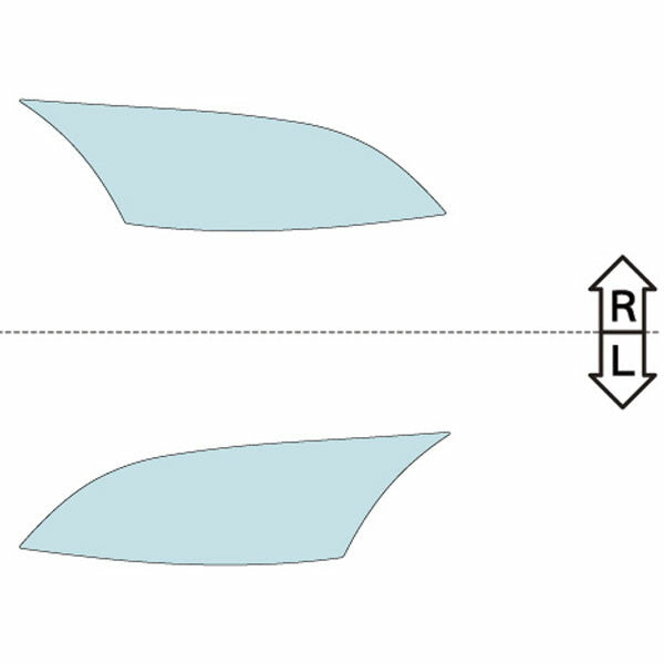 カット済みヘッドライトプロテクションフィルム  アウディ TT クーペ (H22.9-H27.7) (8JCDA型／8JCES型／8JCESF型) (PH3261C1005A0SA)