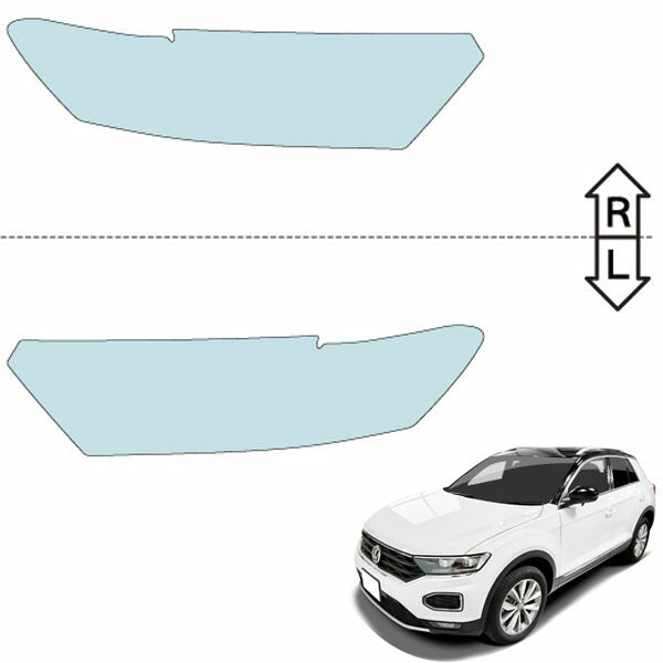 カット済みヘッドライトプロテクションフィルム  フォルクスワーゲン T-Roc (R2.7-R4.6) (A1DPC型／A1DFF型) (PH3332K2005B0SA)