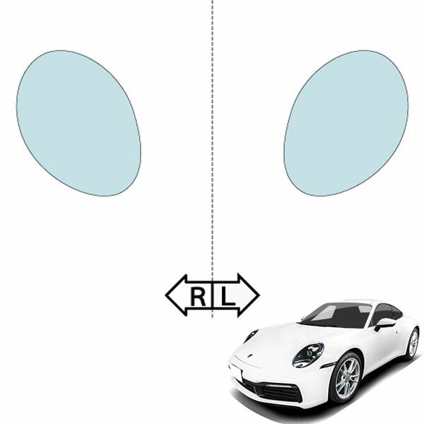カット済みヘッドライトプロテクションフィルム  ポルシェ 911 (R1.7-R6.4【992前期】) (992型) (カレラ/カレラ S/カレラ 4/カレラ 4S) (PH3403C1905A0SA)