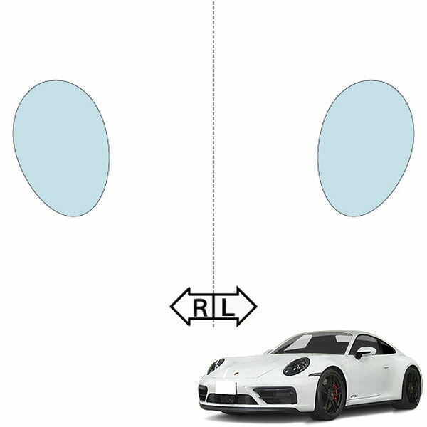 カット済みヘッドライトプロテクションフィルム  ポルシェ 911 GTS (R3.4-R6.4【992前期】) (982(992NC1/992NC2)型) (PH3404C2105A0SA)