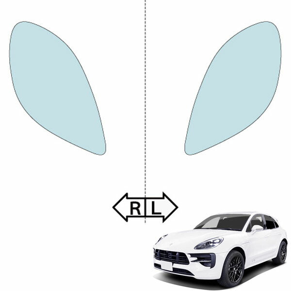 カット済みヘッドライトプロテクションフィルム  ポルシェ マカン GTS (R2.1-R3.6) (95B型(J1L29)) (GTS) (PH3433K2005A0SA)