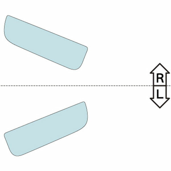 カット済みヘッドライトプロテクションフィルム  ロールスロイス Phantom (H30.1-) (687S型) (Base) (PH4008B1805A0SA)