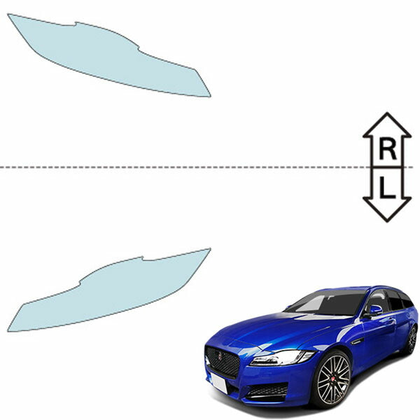 カット済みヘッドライトプロテクションフィルム  ジャガー XF スポーツブレイク (H27.11-R3.4) (JBS2NC型／JBS2XC型) (Prestige／R-SPORT) (PH4205F1505A0SB)