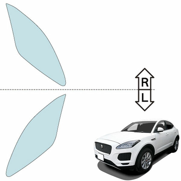 カット済みヘッドライトプロテクションフィルム  ジャガー E-PACE (H30.2-R3.1) (DF2XA型／DF2FA型) (Base/S/SE/HSE／R-DYNAMIC) (PH4232K1805A0SA)