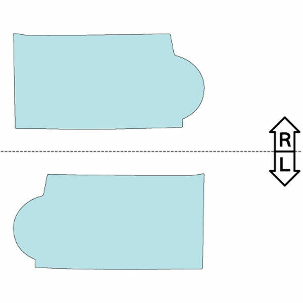 カット済みヘッドライトプロテクションフィルム  ランドローバー ディスカバリー 4 (H21.6-H25.11) (LA5N型) (Base) (PH4413K0905A0SA)