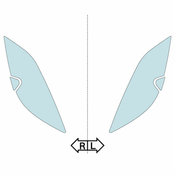 カット済みヘッドライトプロテクションフィルム  ロータス Evora (H29.6-R5.1)  (Base) (PH4604C1705A0SA)