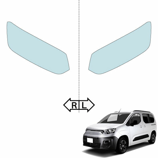 カット済みヘッドライトプロテクションフィルム  フィアット ドブロ (R5.5-R6.11) (K9FYH01型) (Base) (PH5032J2305A0SA)