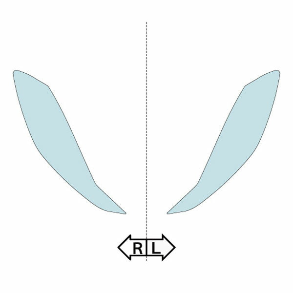 カット済みヘッドライトプロテクションフィルム  フェラーリ 812 Superfast (H29.5-) (F152BCE型) (Base) (PH5113C1705A0SA)