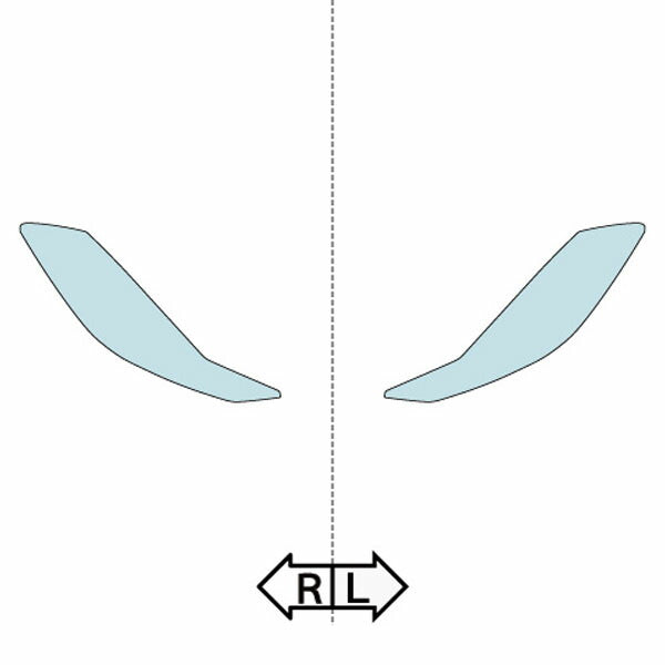 カット済みヘッドライトプロテクションフィルム  フェラーリ 812 GTS (R1.9-) (F152BE型) (Base) (PH5113U1905A0SA)