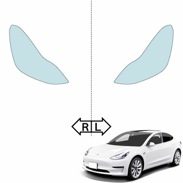 カット済みヘッドライトプロテクションフィルム  テスラ Model 3 (R1.5-R5.11) (3L13型／3L23型／3L23P型) (スタンダードプラス/ロングレンジ／パフォーマンス) (PH7803B1905A0SA)
