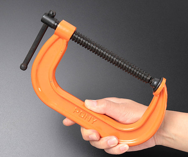 【ワケあり特価品】 (状態B) PONY 1450-C PONY ライトデューティー Cクランプ 5インチ ポニー