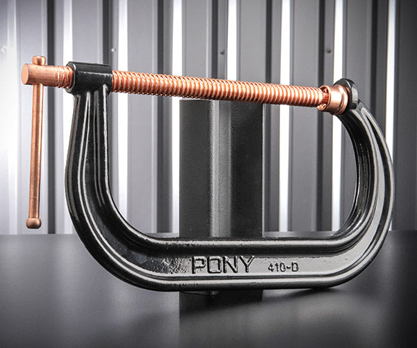 PONY 410-D PONY スチール カッパー Cクランプ 10インチ ポニー