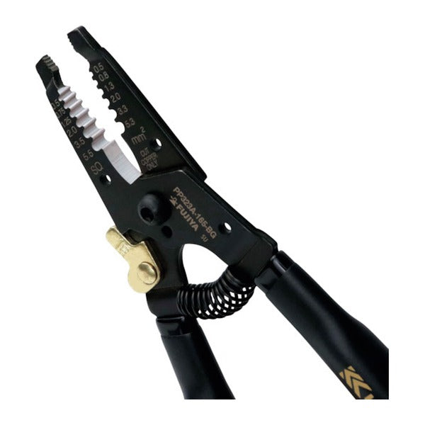 フジ矢 ワイヤーストリッパA型(黒金) (PP323A-165-BG)(4952520083451) FUJIYA 工具