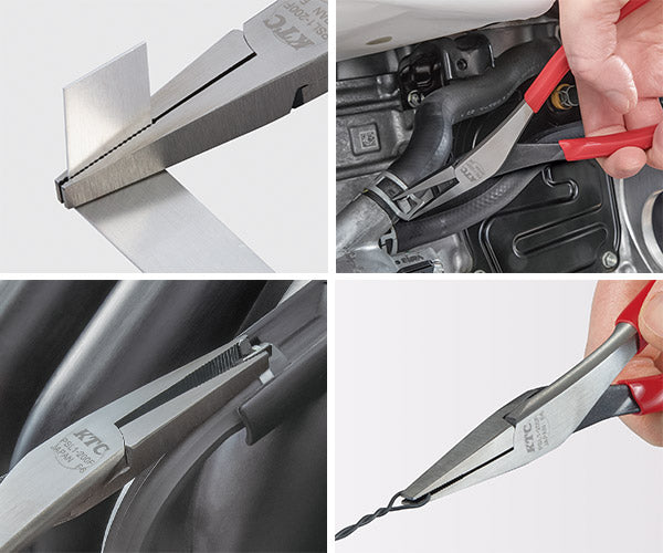 KTC ラジオペンチ(フラットタイプ) (PSL1-200F)(4989433506951) 京都機械工具