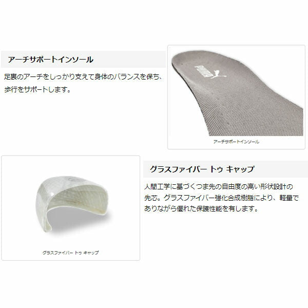 プーマ ヘリテイジ アイコニック・グレー・ロー No.64.203.0 Heritage ICONIC LOW PUMA 安全靴 作業靴 安全スニーカー