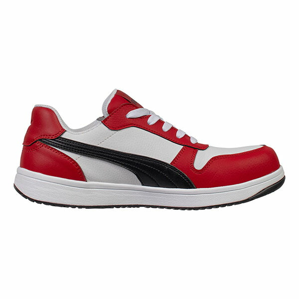 プーマ ヘリテイジ フロントコート・レッド・ロー No.64.208.0 Heritage FRONTCOURT LOW PUMA 安全靴 作業靴 安全スニーカー