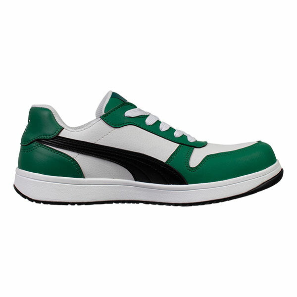 プーマ ヘリテイジ フロントコート・グリーン・ロー No.64.209.0 Heritage FRONTCOURT LOW PUMA 安全靴 作業靴 安全スニーカー