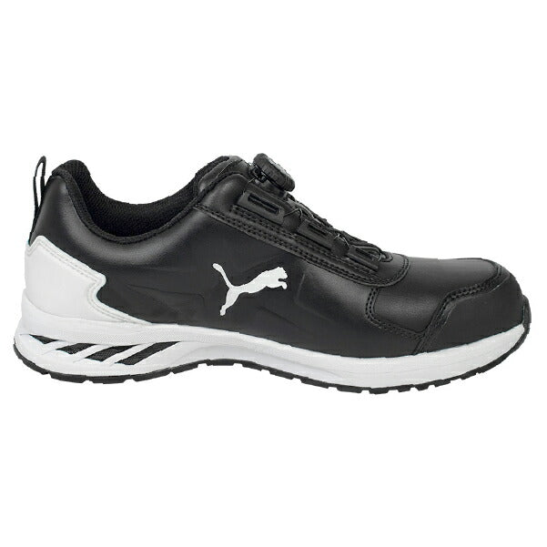 [24SS新作] PUMA 安全靴 アスレチック ライダー2.0 ディスク ロー LOW No.64.247.0 プーマ ブラック 作業靴 スニーカー
