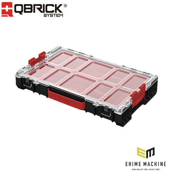 日本正規品 キューブリック PRO オーガナイザー 100 S 5L パーツケース カップ8個 IP54 モジュール連結 (ORGQPRO100CZAPG003)(5901238254393) QBRICK