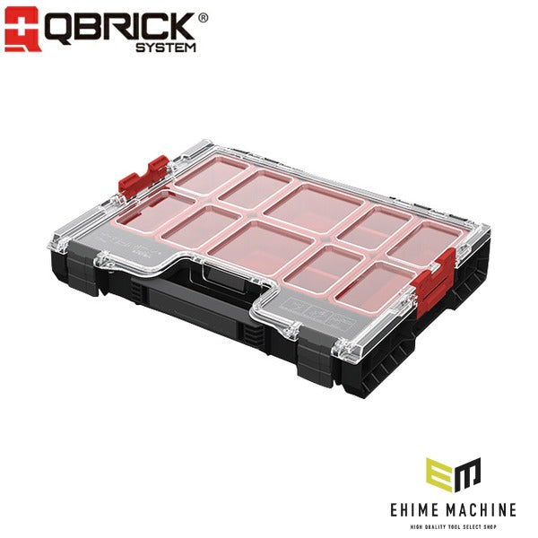 日本正規品 キューブリック PRO オーガナイザー 200 M 6L パーツケース カップ8個 IP54 モジュール連結 (ORGQPRO200CZAPG003)(5901238254409) QBRICK