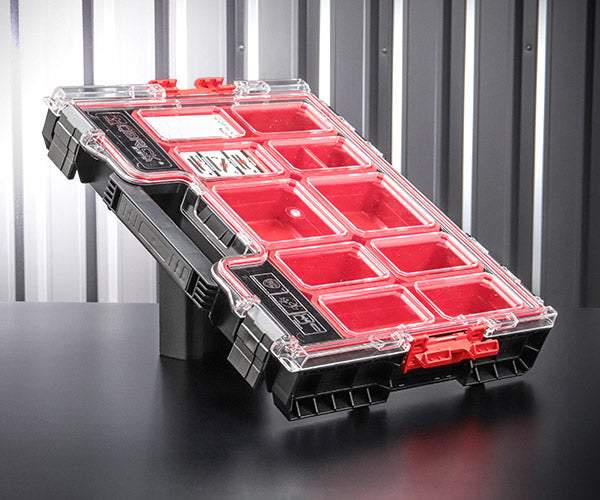 日本正規品 キューブリック PRO オーガナイザー 200 M 6L パーツケース カップ8個 IP54 モジュール連結 (ORGQPRO200CZAPG003)(5901238254409) QBRICK