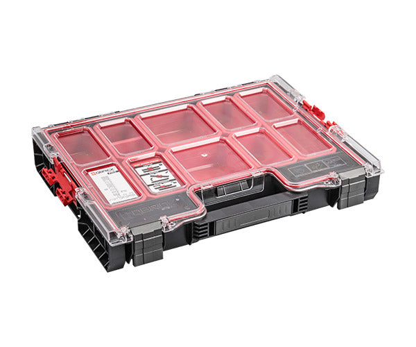 日本正規品 キューブリック PRO オーガナイザー 200 M 6L パーツケース カップ8個 IP54 モジュール連結 (ORGQPRO200CZAPG003)(5901238254409) QBRICK