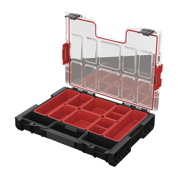 日本正規品 キューブリック PRO オーガナイザー 200 M 6L パーツケース カップ8個 IP54 モジュール連結 (ORGQPRO200CZAPG003)(5901238254409) QBRICK