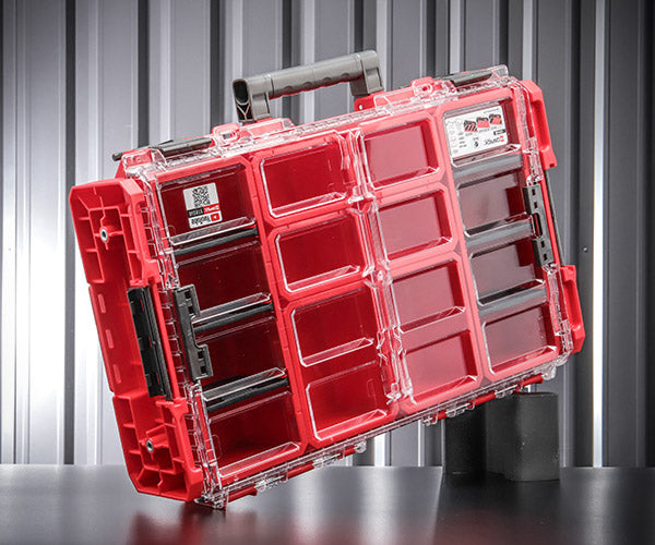 【3月の特価品】キューブリック 5901238256212 超耐久オーガナイザー XL 2.0 容量13.5L 幅582x高さ131mm QBRICK ORGQXL2CCZEPG003 QS1 ONE Organizer XL2.0 Red