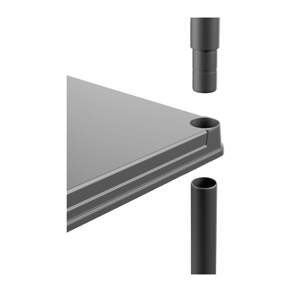 日本正規品 キューブリック Regular ワークショップシェルフ 4段 幅600×奥行300mm 棚 耐荷重25kg/段 (REGQRS60304MCZAPG001)(5901238263272) QBRICK
