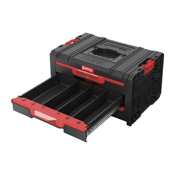 日本正規品 キューブリック PRO 2.0 3段引出しツールボックス 4.5L×3 自動ロック 金属レール モジュール連結 (SKRQPROD3B2CZAPG003)(5901238265085) QBRICK