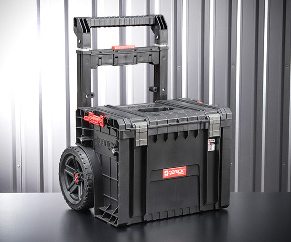 日本正規品 キューブリック PRO 2.0 キャリーツールボックス 29L IP54 伸縮ハンドル キャスター付 モジュール連結 (SKRWQCPRO2PCZAPG003)(5901238265122) QBRICK