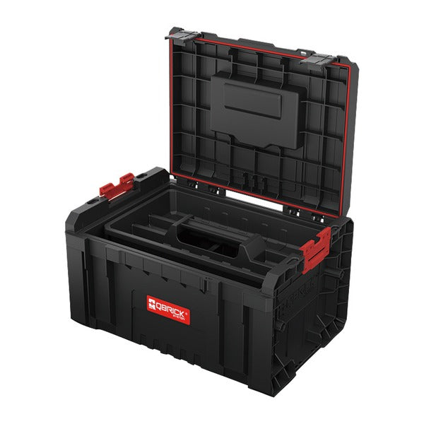 日本正規品 キューブリック PRO 2.0 ツールボックス L 19L 仕切り付 ツールトレイ付 IP54 モジュール連結 (SKRQTBPRO2CZAPG003)(5901238265283) QBRICK