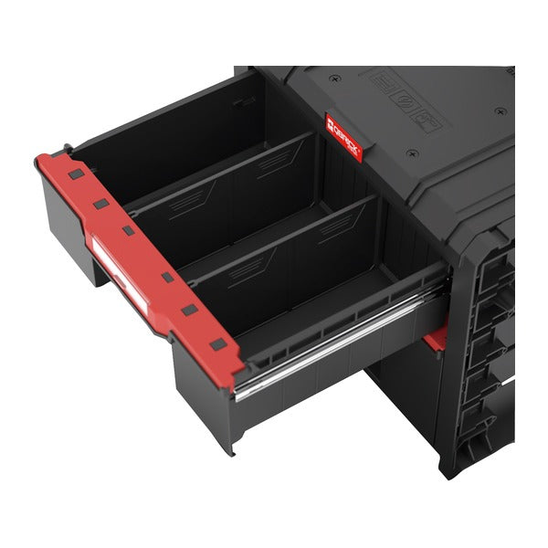 日本正規品 キューブリック PRO 2.0 キャリー 2段引出しツールボックス 9.5L+12L 自動ロック 伸縮ハンドル (SKRWQCP2PD2CZAPG003)(5901238265344) QBRICK