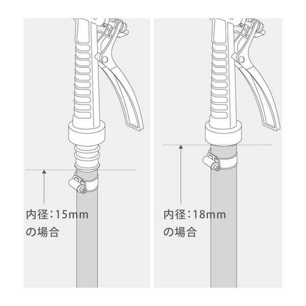 タカギ 散水ノズル メタルガンLII(BK) (QG1134BK)(4975373191029) takagi