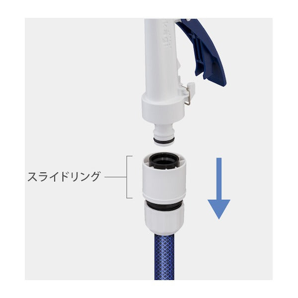 タカギ ホースノズル ラクロックファイブW (QG1159NB)(4975373162814) takagi