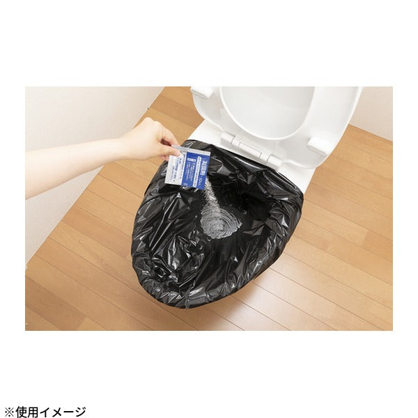サンコー 防災用トイレ袋 30回分 凝固剤付 吸水約600cc 日本製 (R-47)(4973381585571)