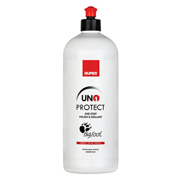 RUPES ルペス ワックス成分入りコンパウンド 1000ml R-CP-1000-WAX UNO PROTECT ビッグフットに最適 コンパウンド・ポリッシュ・保護剤 オールインワンタイプ