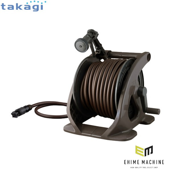 タカギ ホースリール タフブラウン 30m (R330TBR)(4975373162722) takagi