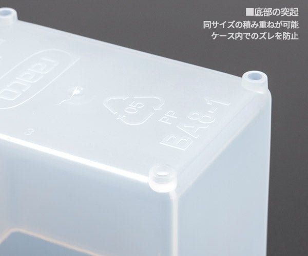 ラーコ パーツケース用トレー 80 BA8-1 (119276)(5733439119276) 透明 トレー単品 RAACO