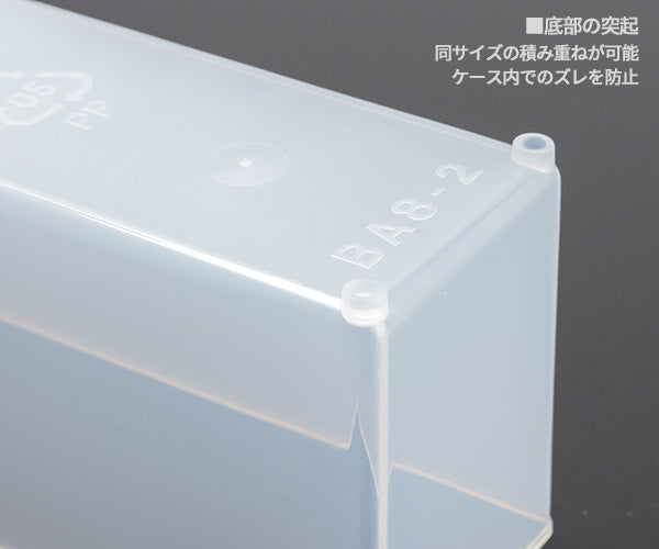 ラーコ パーツケース用トレー 80 BA8-2 (119283)(5733439119283) 透明 トレー単品 RAACO