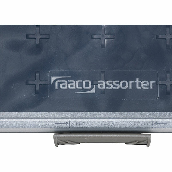 ラーコ パーツケース アソーター 55 4×4-0 (136198)(5733439136198) 仕切りなし スライドラッチ 半透明フタ RAACO